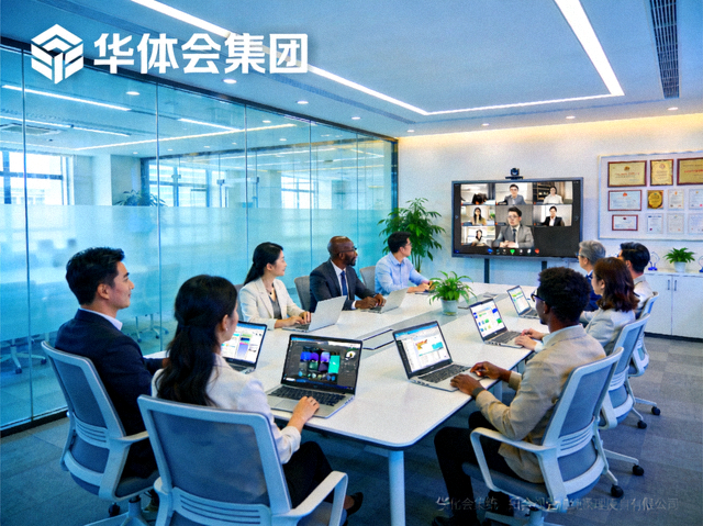 华体会集团现代化办公环境与全球团队协作场景